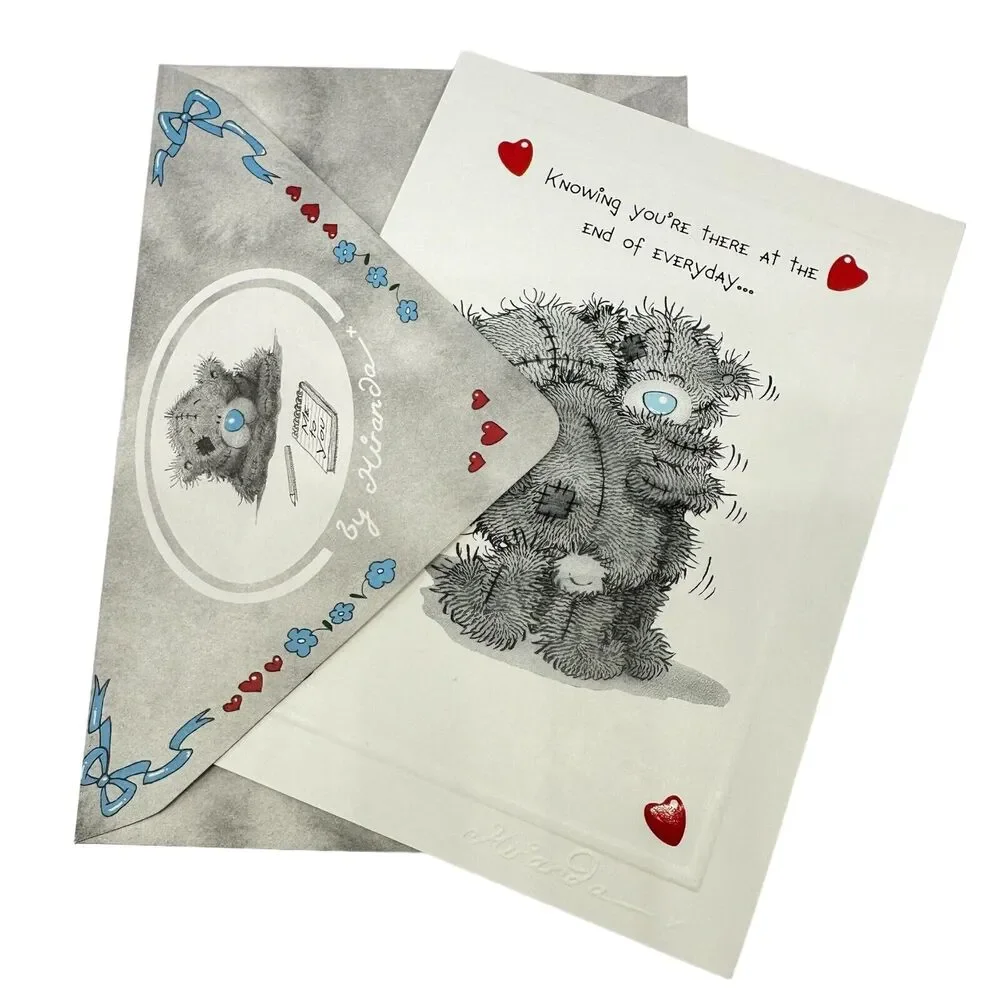 Carte‎ Blanche Me To You Greeting Card Friendship Teddy Bears Hugging